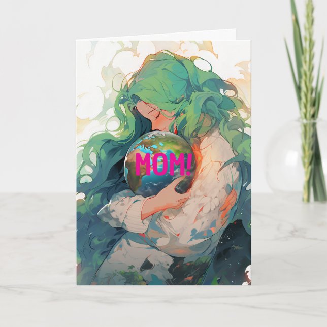 AGRADECIMIENTO MAMÁ SIGNIFICA LA TARJETA DEL DÍA DE LA MADRE MUND (Anverso)