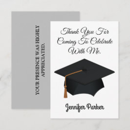 Agradecimiento Marcas de esquí | Tarjeta Especial De Graduación