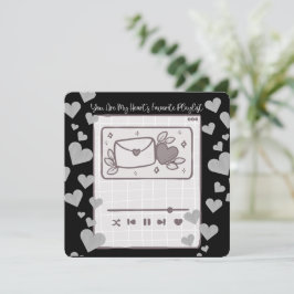 Agradecimiento Mi lista de reproducción favorita - Tarjeta El día