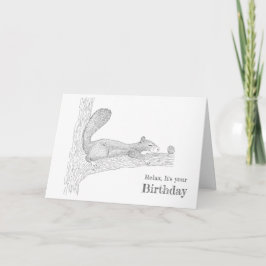 Agradecimiento "Mi preciosa" tarjeta de cumpleaños feliz personal