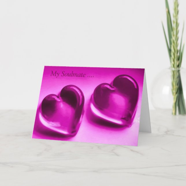 Agradecimiento Mi tarjeta de imagen de poesía de alma (Anverso)