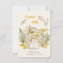 Agradecimiento Mil Agua Fuerte Campo Toscano