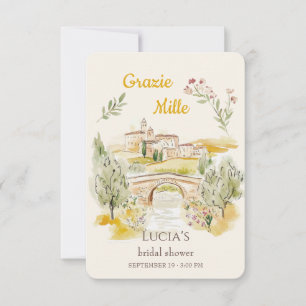 Agradecimiento Mil Agua Fuerte Campo Toscano