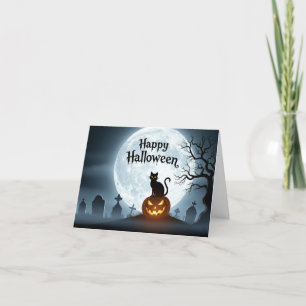 Agradecimiento Misteriosa tarjeta de saludo de Halloween