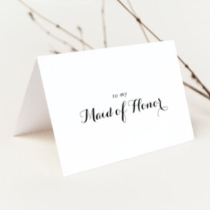 Agradecimiento moderno de boda con caligrafía para