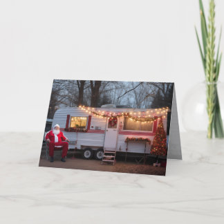 Agradecimiento Navidades en la tarjeta de felicitación Trailer Pa