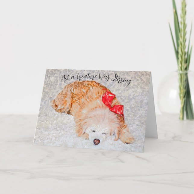 Agradecimiento No es una criatura que atraiga la tarjeta de vacac (Anverso)