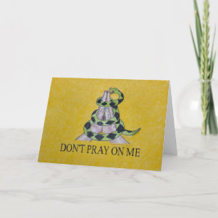Agradecimiento No me rojes la tarjeta de felicitación
