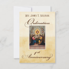 Agradecimiento Nombre de la tarjeta de oración Altar del primer a