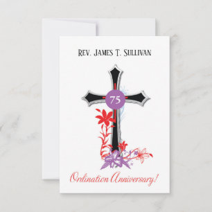 Agradecimiento Nombre de la tarjeta de oración Aniversario de la 