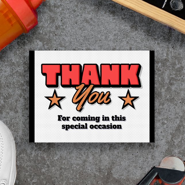 Agradecimiento Nuestro pequeño novato está en camino - Tarjeta de (Our Little Rookie is on the Way - Thank You Card - Basketball Hoops Baby Shower)