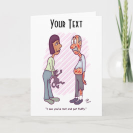 Agradecimiento Nueva tarjeta de saludo Mascota