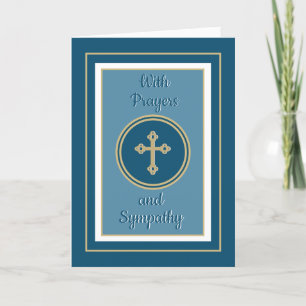 Agradecimiento ¡NUEVO! Tarjeta de simpatía cristiana cómoda