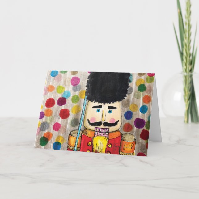 Agradecimiento Nutcracker - Tarjeta de vacaciones (Anverso)