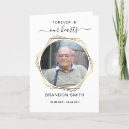 Agradecimiento Obituario funerario de servicio con tarjeta de agr