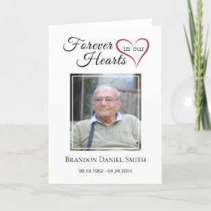 Agradecimiento Obituario funerario de servicio con tarjeta de agr