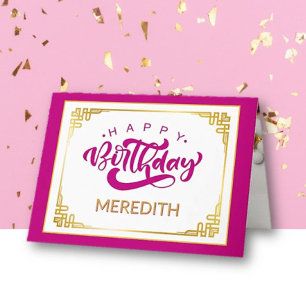 Agradecimiento ¡Ojo Capturando! Tarjeta de cumpleaños feliz perso