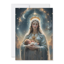 Oración plana Mater Dei / Tarjeta de saludo
