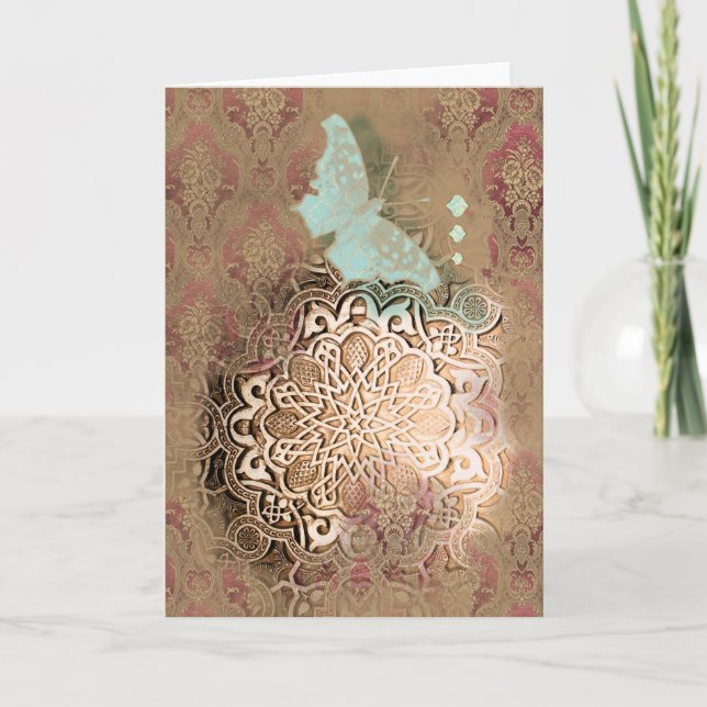 Agradecimiento Oriental Glow II - Tarjeta de felicitación (Anverso)