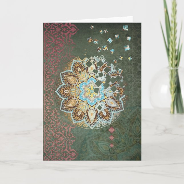 Agradecimiento Oriental Glow III - Tarjeta de felicitación (Anverso)