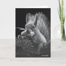 Paddy Cake, Tarjeta plegada de ardilla