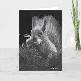 Agradecimiento Paddy Cake, Tarjeta plegada de ardilla