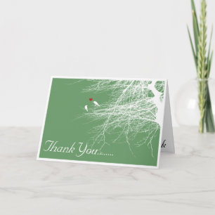 Agradecimiento Pájaros del Amor 2, tarjeta de agradecimiento.