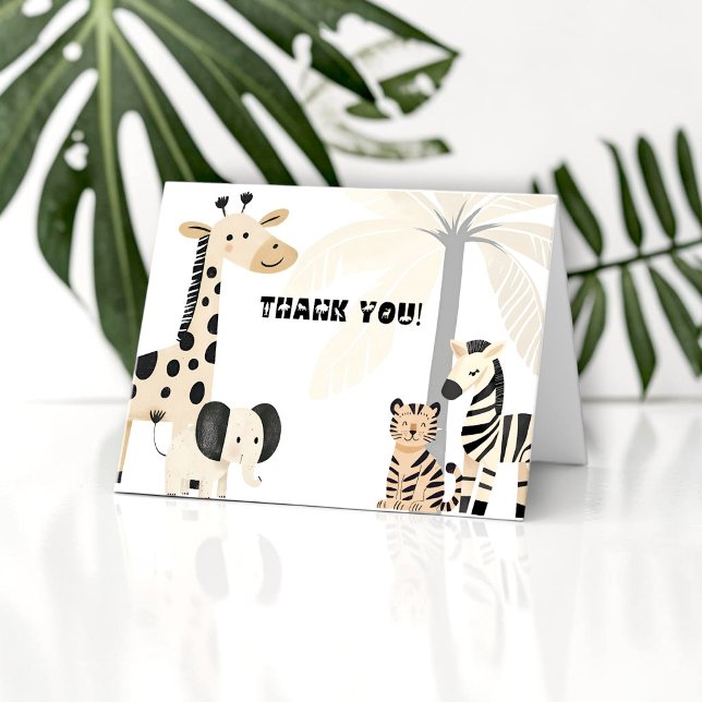Agradecimiento para Baby Shower de Animales de la  (Subido por el creador)