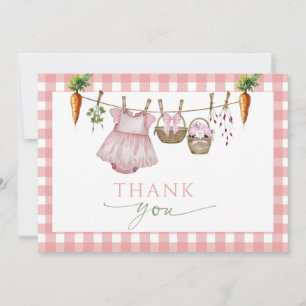 Agradecimiento para Baby Shower de Locally Grown p