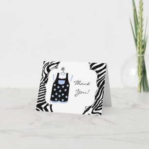 Agradecimiento para Baby Shower de Niño con Cebra