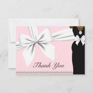 Agradecimiento para Baby Shower de Princesa Étnica