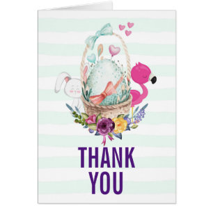 Agradecimiento para Baby Shower Nido de Huevo con 