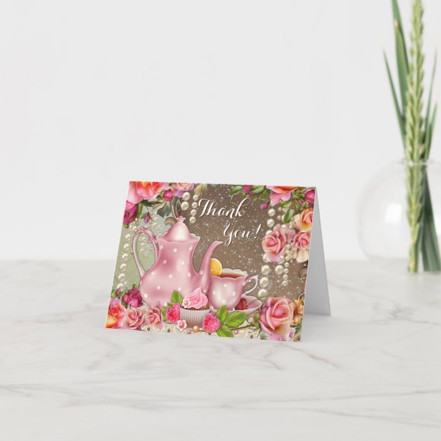 Agradecimiento para Desayuno de Novia con Té (Anverso)