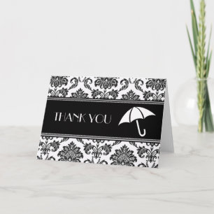 Agradecimiento para Desayuno Nupcial en Blanco y N