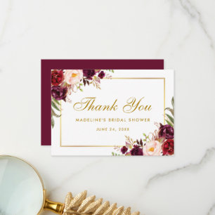 Agradecimiento para Despedida de Soltera Floral Do
