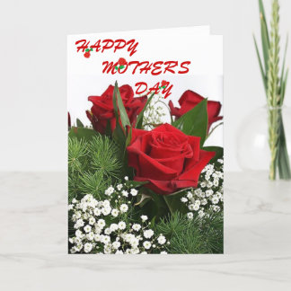 Agradecimiento PARA la tarjeta de felicitación de la MAMÁ