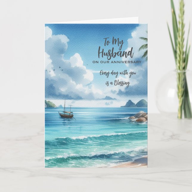 Agradecimiento Para mi tarjeta de felicitación del aniversario de (Anverso)