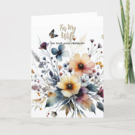 Agradecimiento Para mi tarjeta de felicitación por el aniversario