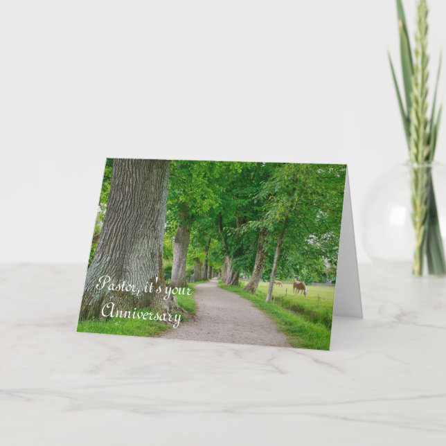 Agradecimiento Para su tarjeta de aniversario (Anverso)