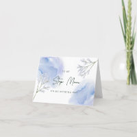 Paso Mamá mi tarjeta del día de la boda