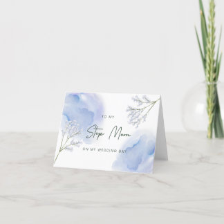 Agradecimiento Paso Mamá mi tarjeta del día de la boda