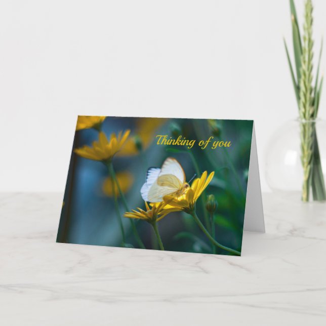 Agradecimiento Pensando en tu tarjeta de felicitación (Anverso)