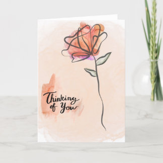 Agradecimiento Pensar en tu tarjeta de condolencias de simpatía