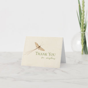 Agradecimiento Pequeño Bug De Amor Doblado Tarjeta De Gracias