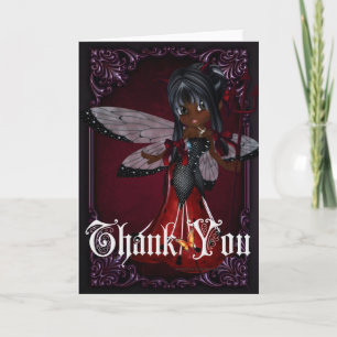 Agradecimiento Pequeño Devil Ladybug Diseño 4 Tarjeta de agradeci