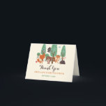 Agradecimiento Pequeños amigos de Woodland Tarjeta de agradecimie<br><div class="desc">Colección coincidente en la tienda Little Bayleigh.</div>
