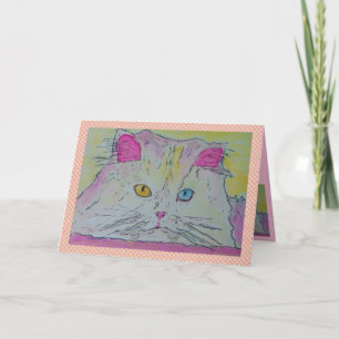 Agradecimiento Pérdida de Mascota - Tarjeta de saludo de arte ori