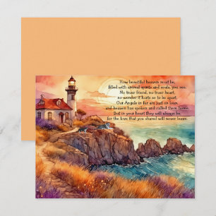 Agradecimiento Pérdida de una tarjeta de felicitación por condole