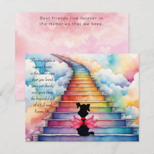 Agradecimiento Pérdida de una tarjeta de felicitación por simpatí