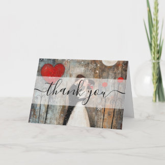 Agradecimiento personalizado caprichoso de novia y